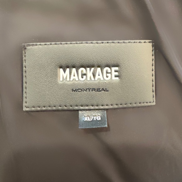 Mackage KAY-BX Down Coat with Blue Fox Fur - XL - Picture 2 of 4